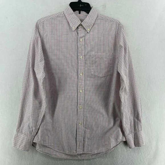 J.CREW Other - J.Crew Button-Down Shirt Men's Sz S Blue Red Windowpane Collared Chest Pocket